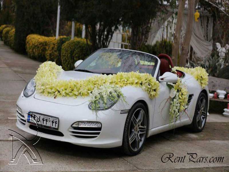 مدل گل ماشین عروس 3